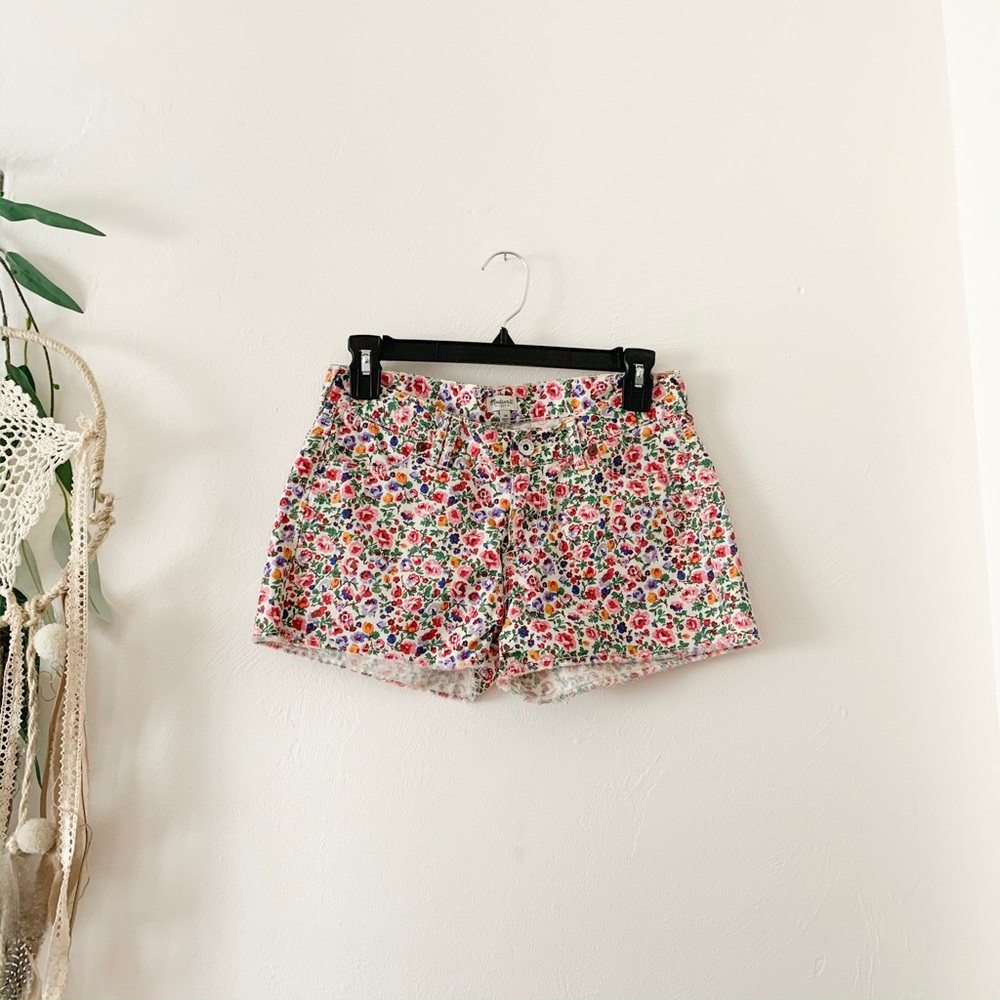 MADEWELL Shorts size 24 mint condition floral